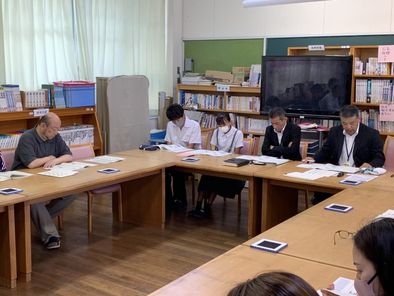 山里中学校制服検討委員会（第１回）の画像