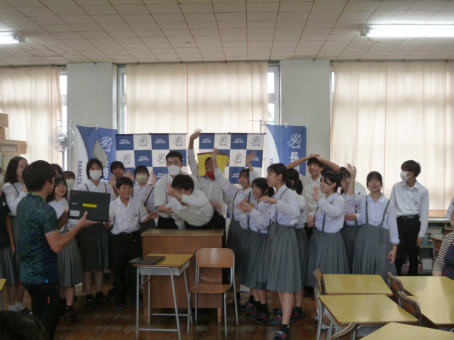 広島県江田島市立能美中学校との交流会開催！の画像
