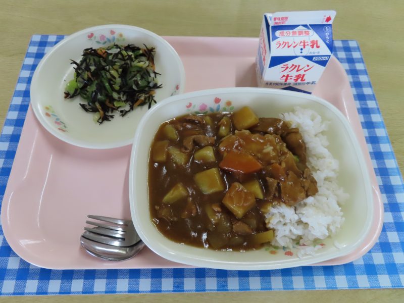 3/14（金)　ランチルームでの給食の画像