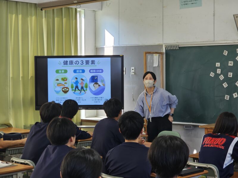 10月7日（水）3年生食育指導の画像